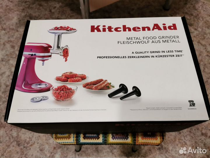 Насадка мясорубка kitchenaid 5ksmmga