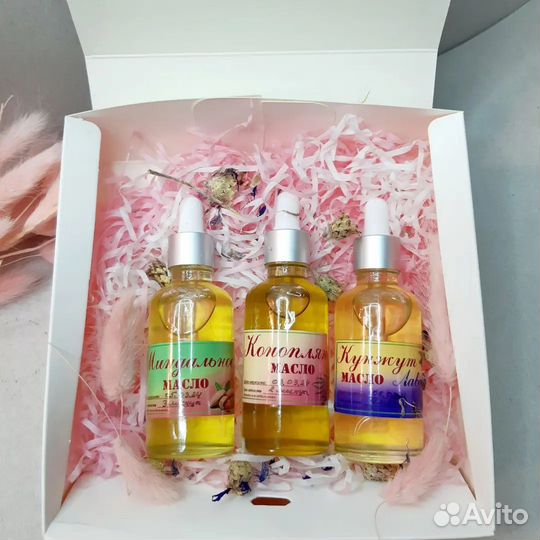 Масло для кожи лица и тела в подарочной упаковке