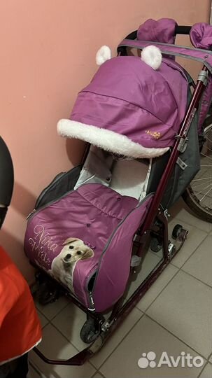 Коляска санки