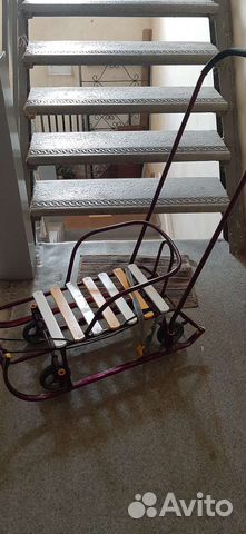 Детские санки с колесами