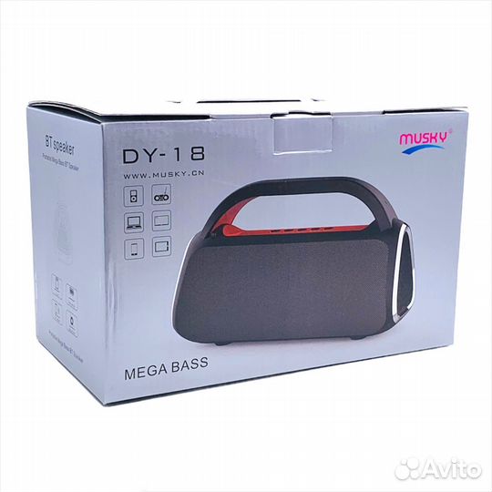 Портативная колонка musky DY-18 черная