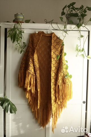 Шаль ручной работы