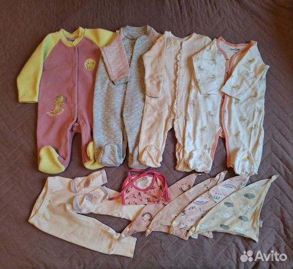 Одежда пакетом на девочку 68