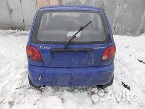 Крышка багажника дверь задка део матиз