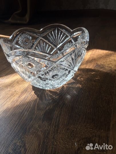 Хрустальные вазы советских времён