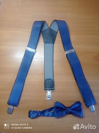 Подтяжки + бабочка