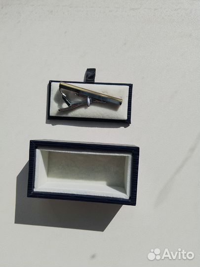 Зажим для галстука серебро