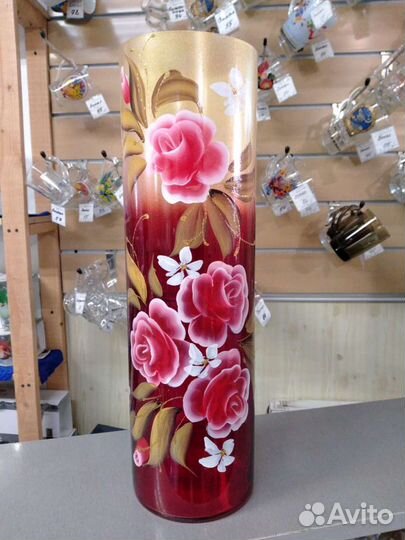 Ваза большая цилиндр