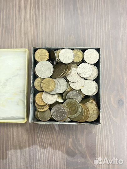 Коробка монет СССР