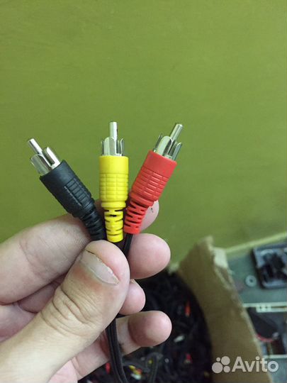 RCA кабели, тюльпаны, аналоговые