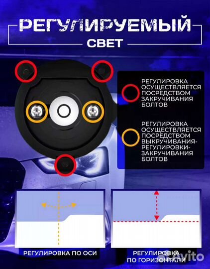 Bi led лампы H4 светодиодные