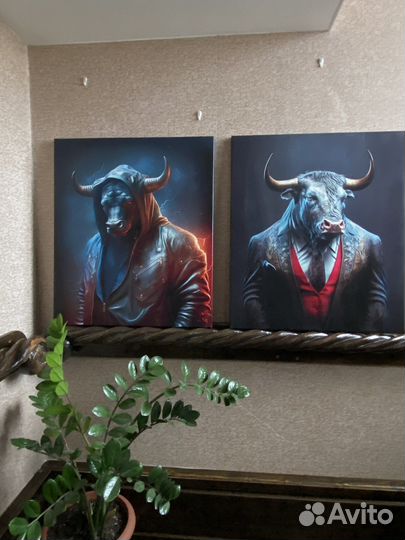 Картины Брутальный бык