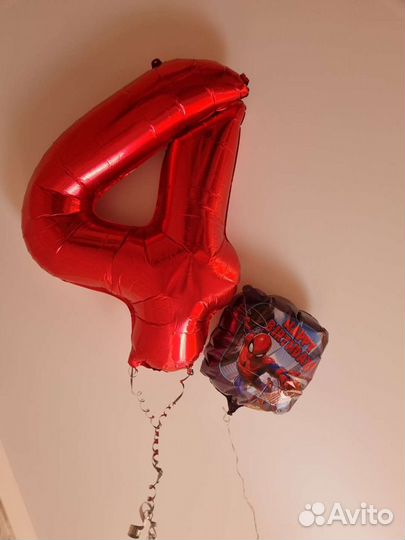 Воздушный шар цифра 4