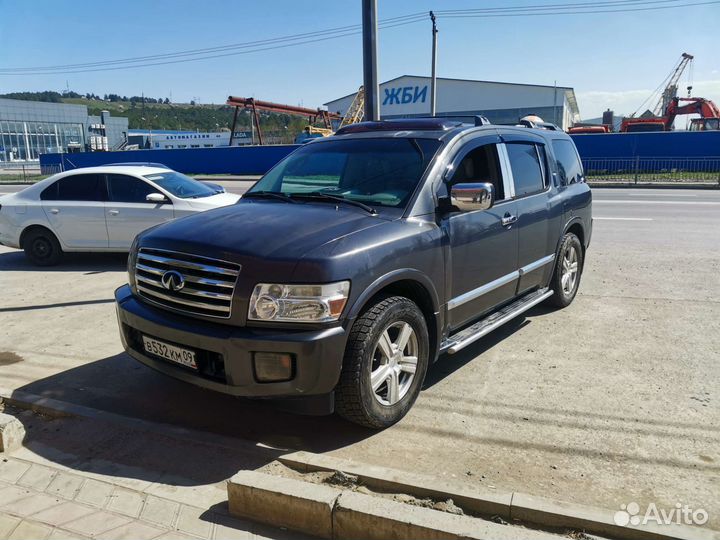 Козырёк, обтекатель на люк infiniti qx56