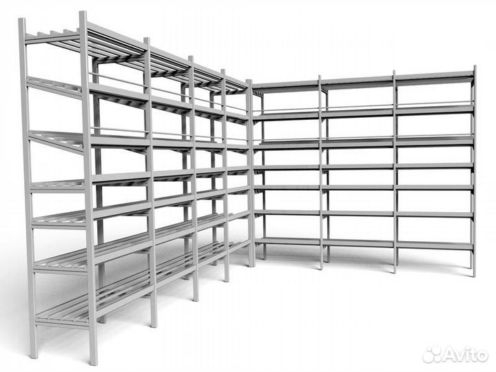 Стеллажи из нержавеющей стали