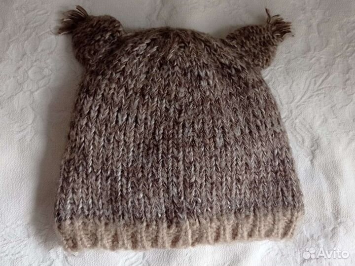 Шапка детская Сова на флисовой подкладке, one size