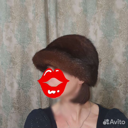 Шапка зимняя меховая женская норковая