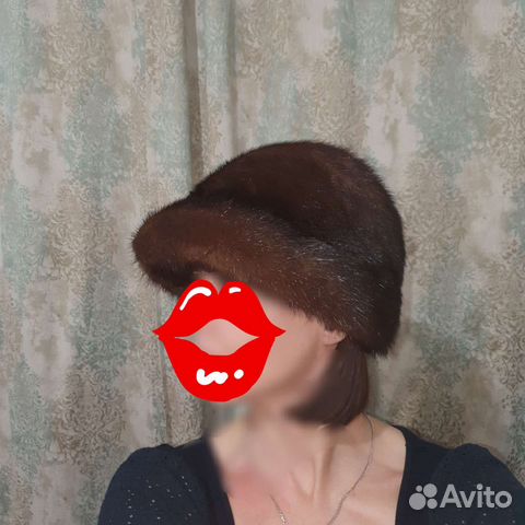 Шапка зимняя меховая женская норковая