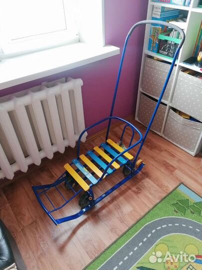 Санки с колёсами