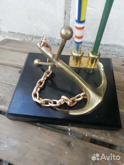 Подставка для ручек, карандашей якорь СССР