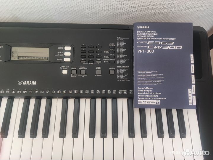 Синтезатор yamaha psr-e 363