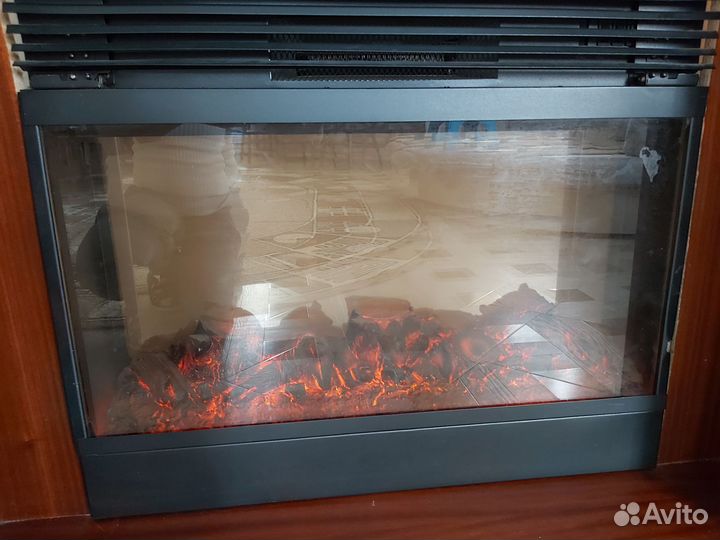 Камин электрический с порталом угловой