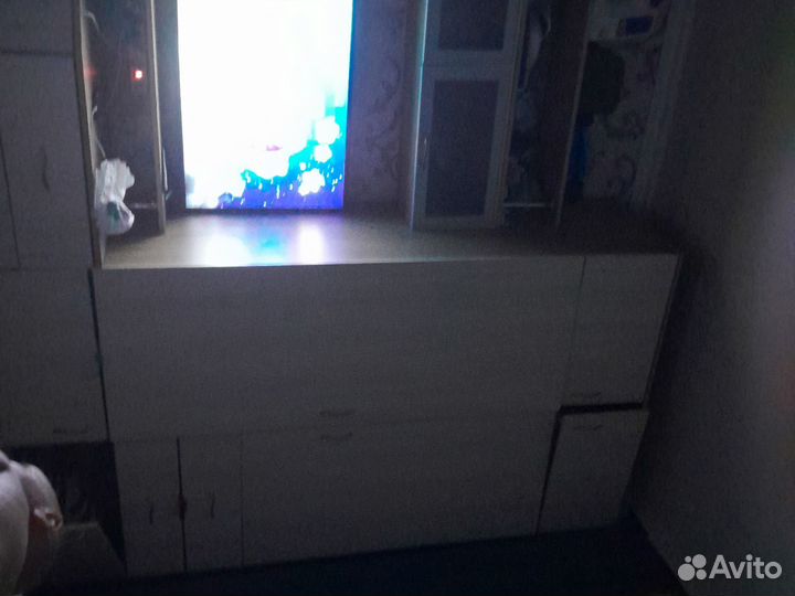 Тумба под тв со шкафом и полка