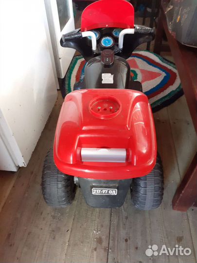 Трехколесный детский мотоцикл на аккумуляторе