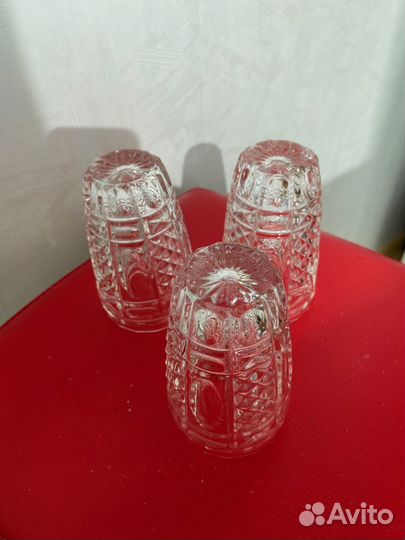 Винтажный стеклянный набор под хрусталь СССР