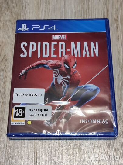 Marvel Spider-man Человек паук ps4 (силд)