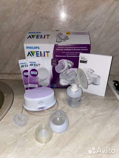Молокоотсос avent электрический
