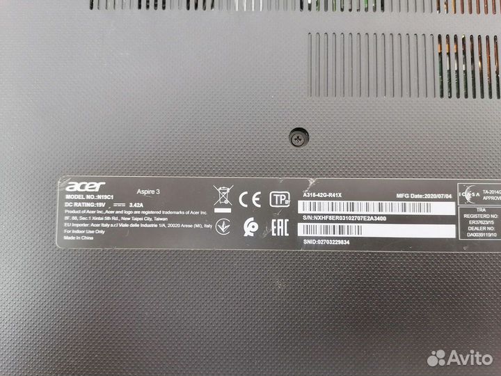 Ноутбук Acer A315