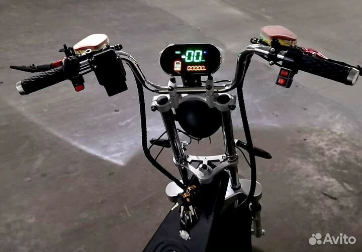 Трицикл Citycoco Скутер электро