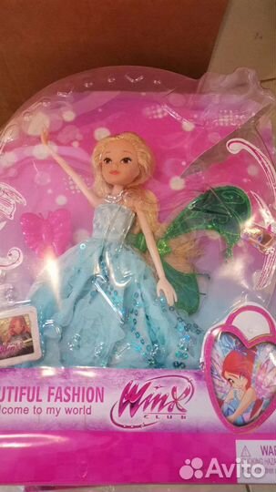Кукла для девочки с крыльями винкс