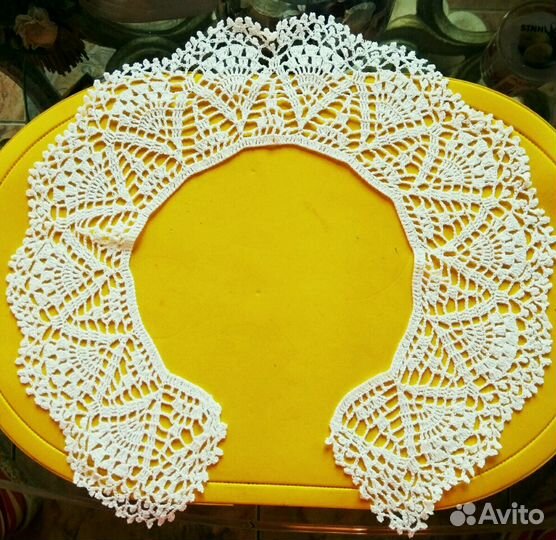 Старинные Воротники Салфетки Скатерть