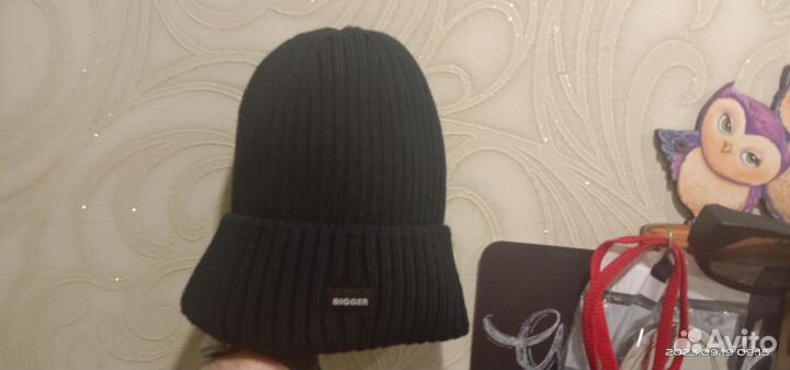 Вязаная шапка мужская