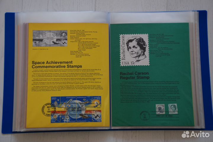 Марки США (Листы гашения Первый день - 97 шт)