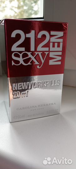 Carolina herrera 212 sexy men 20мл. Туалетная вода
