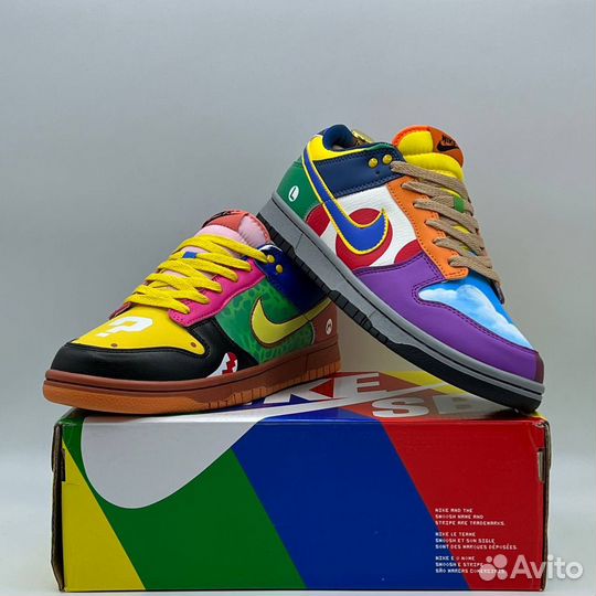 Кроссовки мужские Nike Dunk Low What The Super Mar