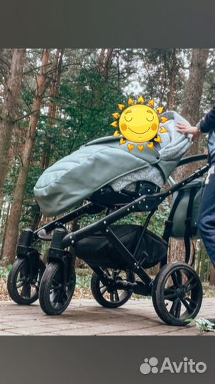 Коляска 2 в 1 Indigo mio