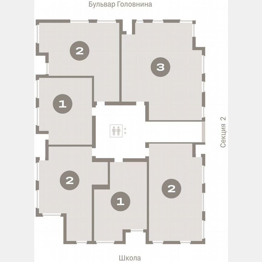 3-к. квартира, 109,4 м², 3/15 эт.