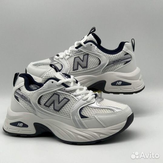 Изысканные New Balance 530 Женские Белого Цвета 36