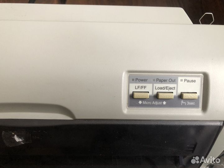 Матричный принтер epson lq-630 с картриджами