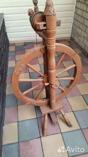 Прялка деревянная старинная