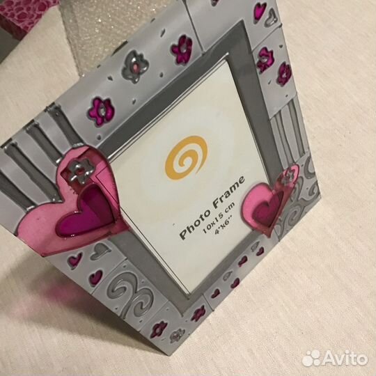 Фоторамка новая. 10х15. Стекло