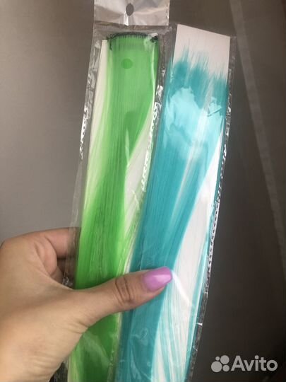 Волосы на заколках