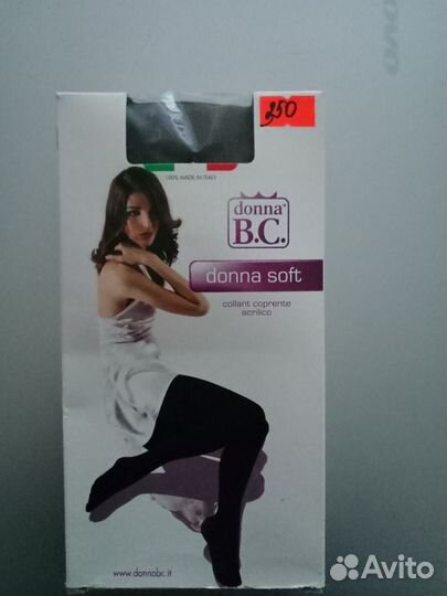 80 ден микрофибра колготки Donna BC