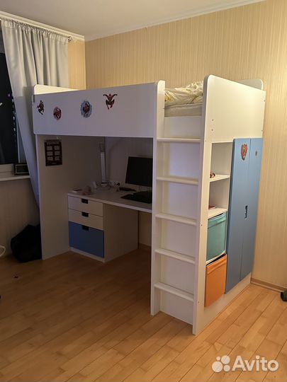 Кровать чердак IKEA стува