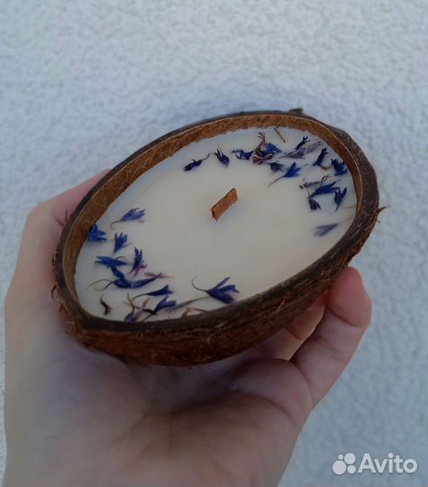 Ароматическая свеча ручной работы