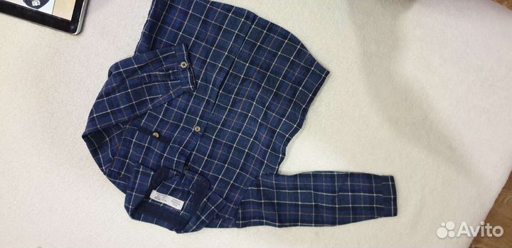 Рубашка zara для мальчика 92